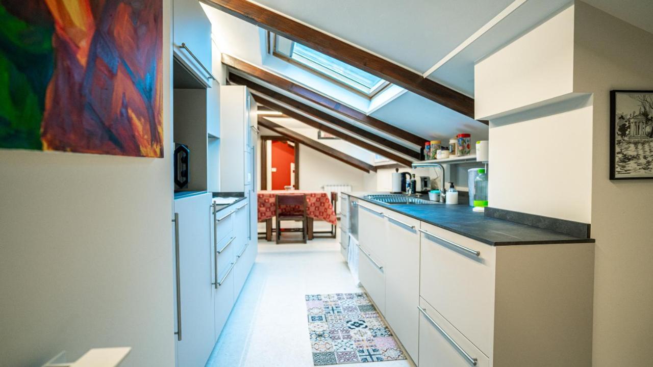 Ferienwohnung Splendida Vista Su Citta Alta Bergamo Exterior foto